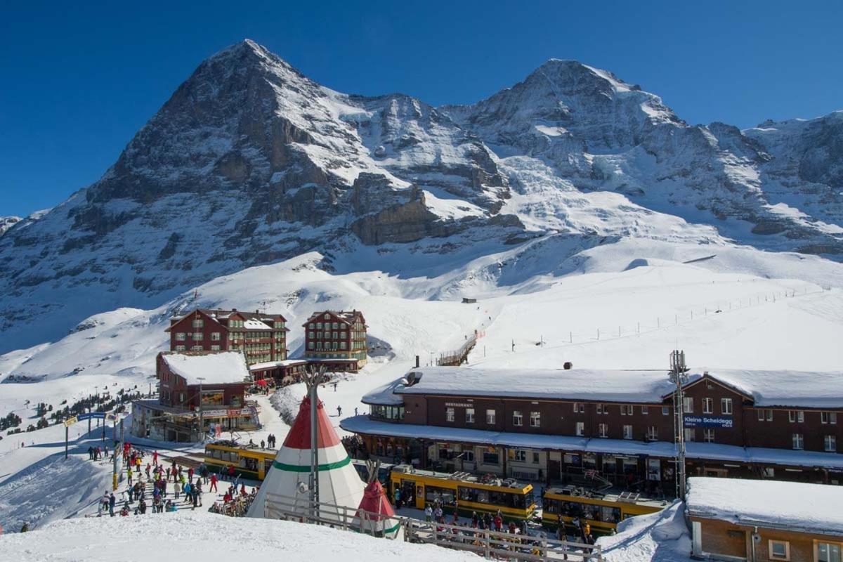 Lodge Bergrestaurant Kleine Scheidegg Esterno foto