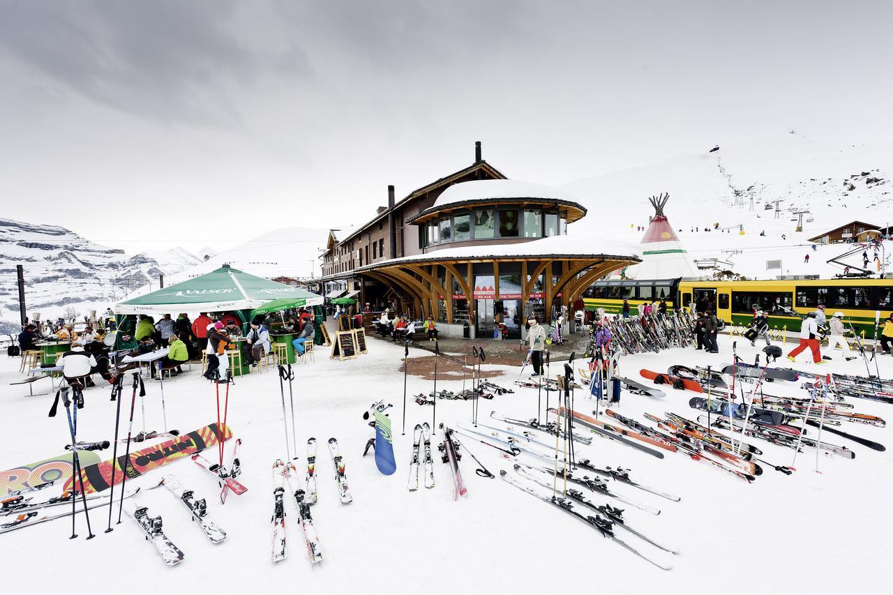 Lodge Bergrestaurant Kleine Scheidegg Esterno foto
